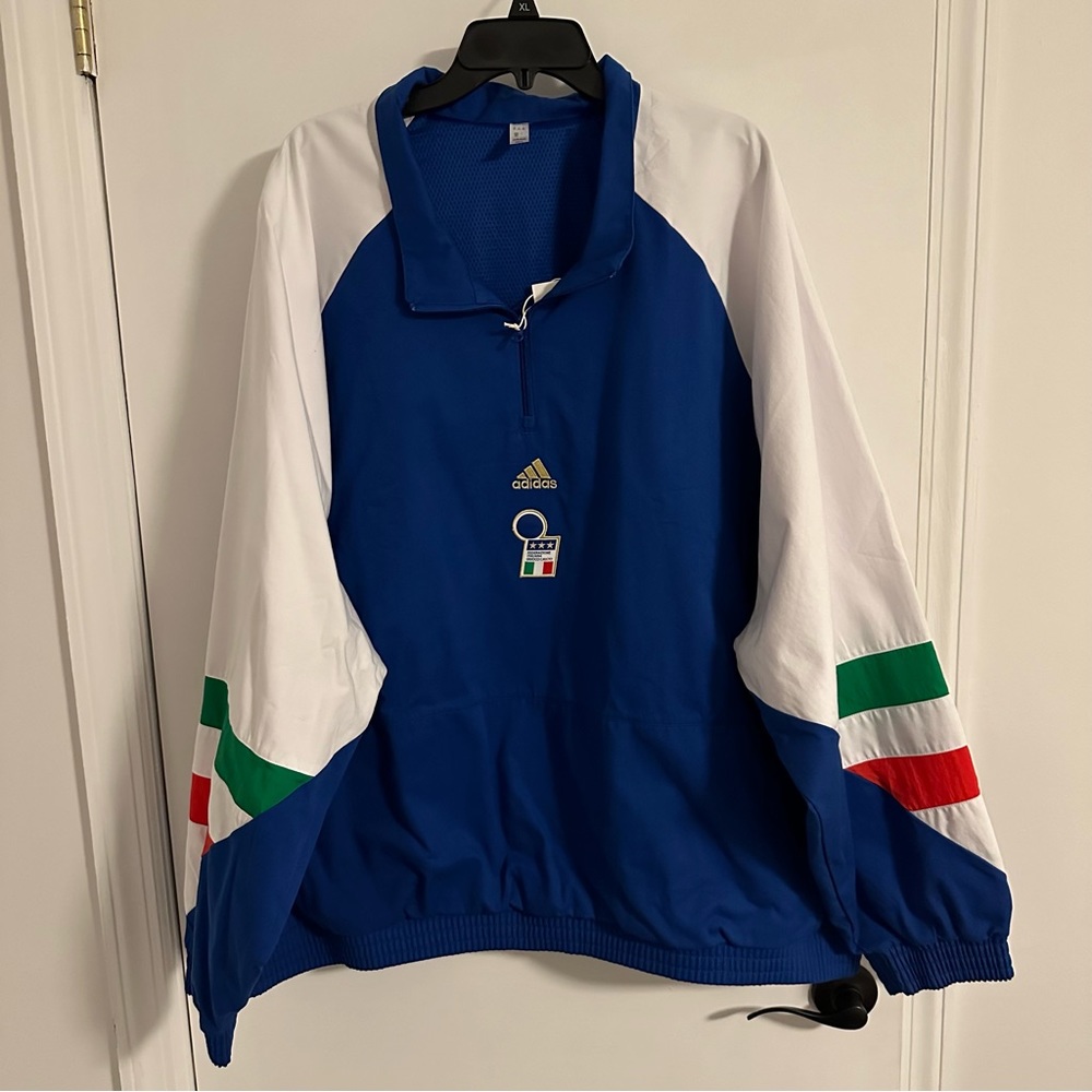 Italy Icon 1/4 Zip Jacket Adidas 2023 Soccer 3XL